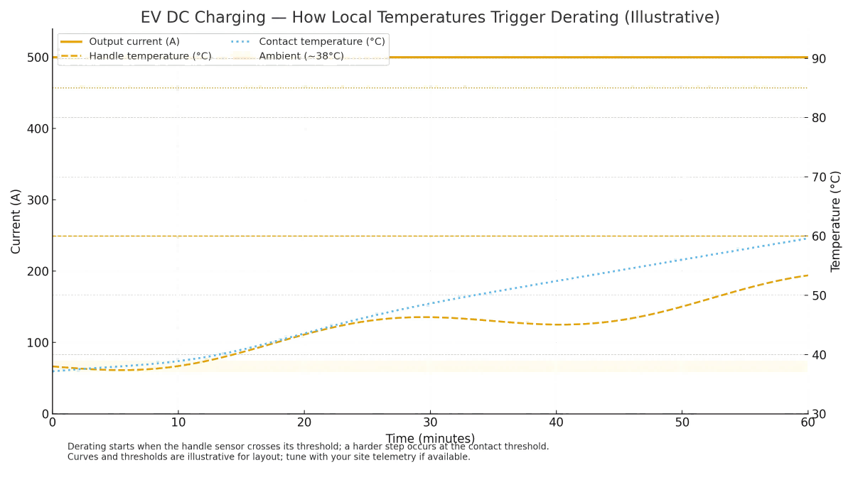 derating curve handle contact
